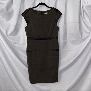 Elegant Black and Brown Women's Dress